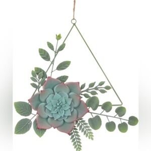 CBK Metal Large Layered Succulent Wall Decor.